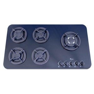 اجاق گاز رومیزی 5 شعله شیشه ای بیمکث کد6011