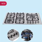 اجاق گاز رومیزی 5 شعله درسا استیل مدل دلوان