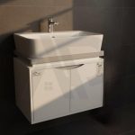 سنگ آلپ کابینت فیتونیا 60 سفید طوسی